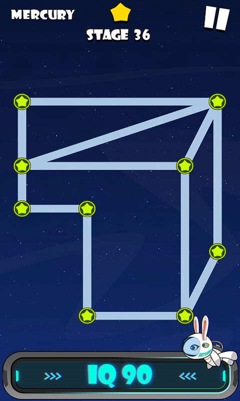 一笔画:星空