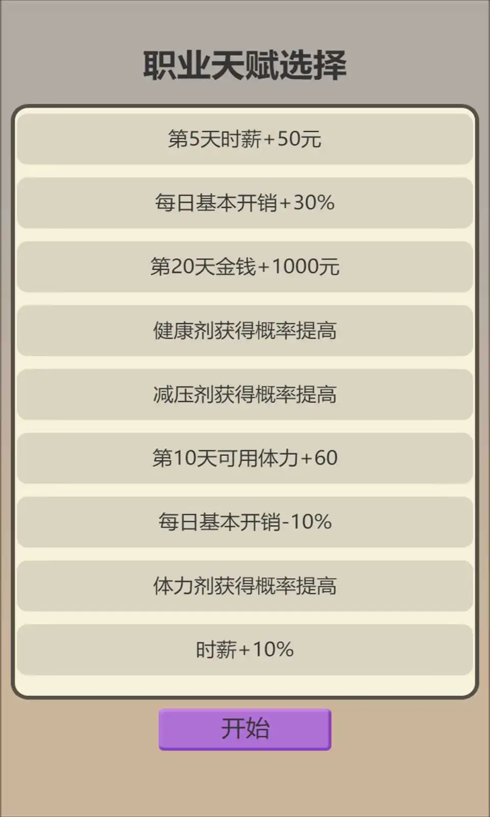 打工生存模拟器