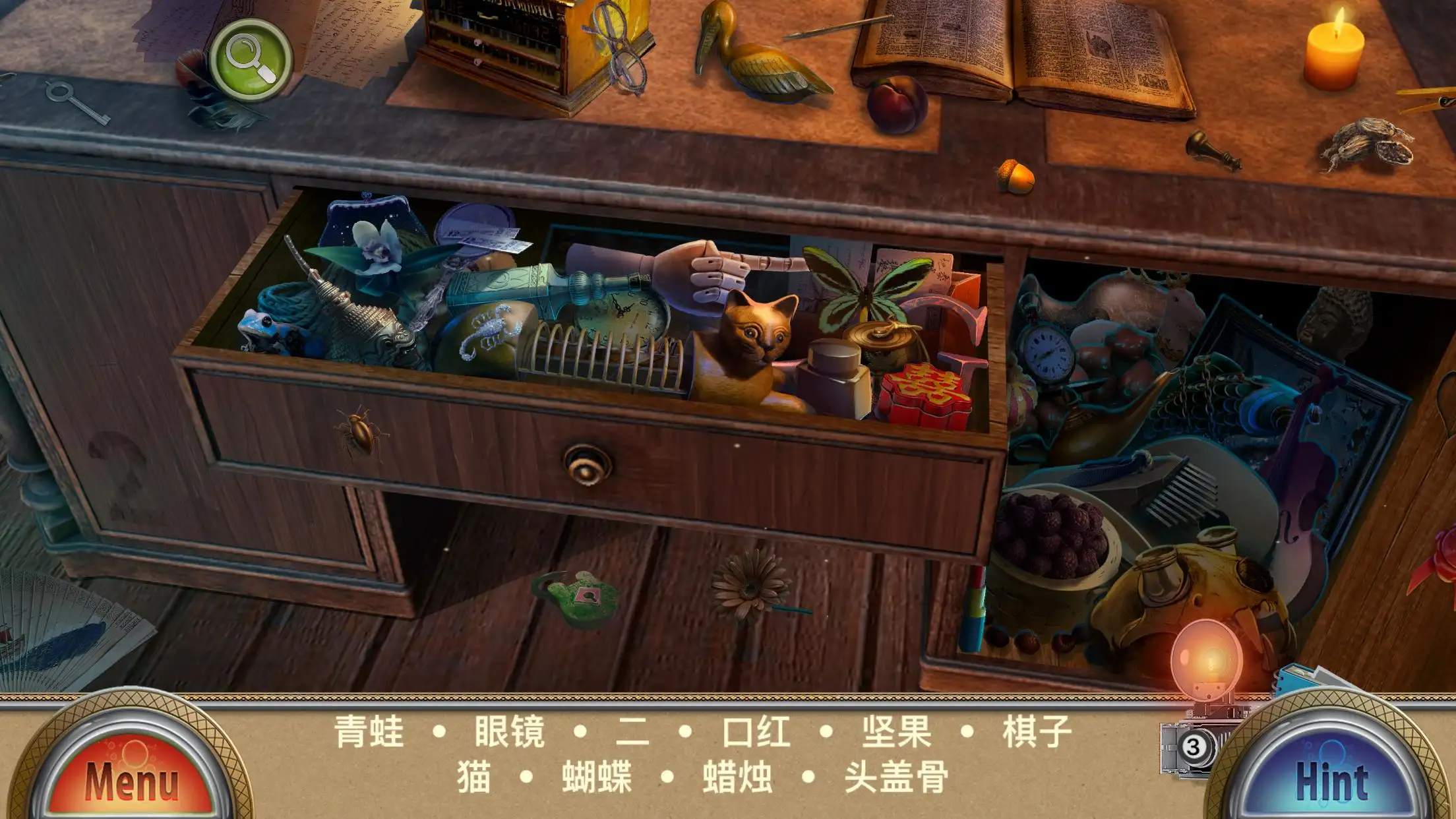 解谜游戏：蜡像馆
