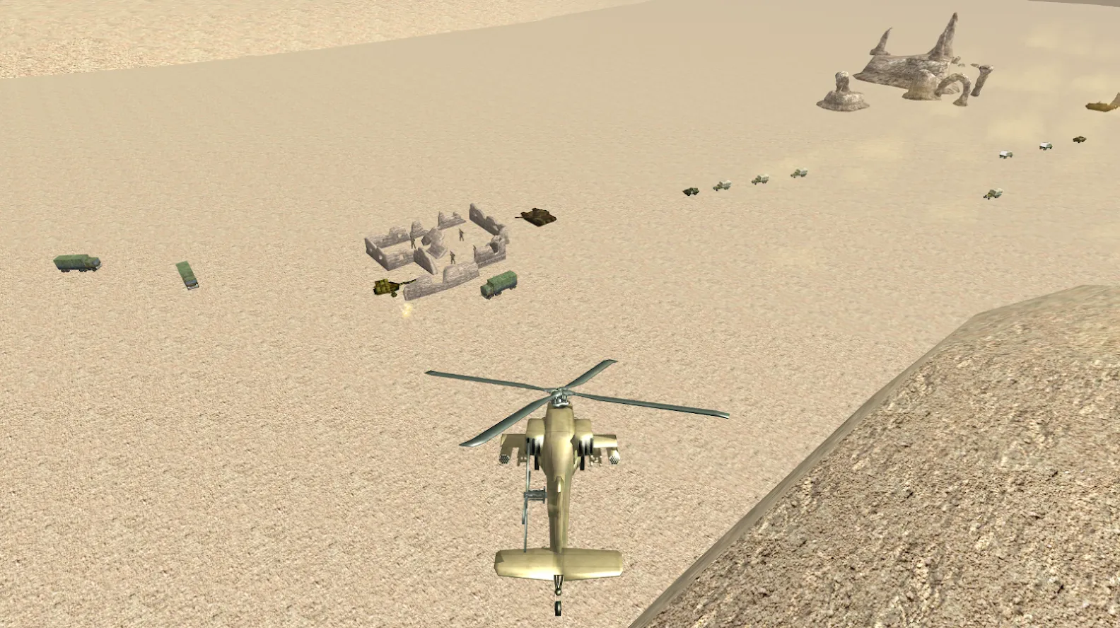 武装直升机模拟机：3D战斗空袭