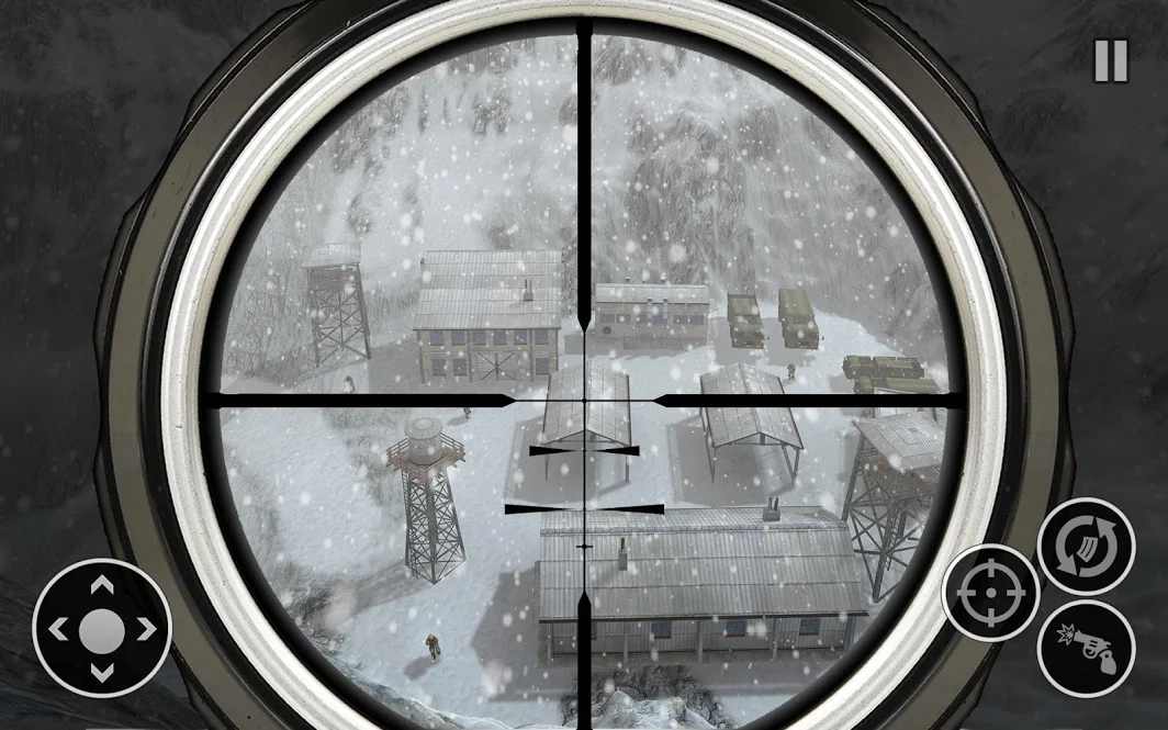 雪军狙击手射击战争