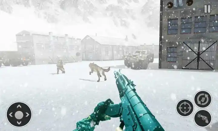 雪军狙击手射击战争