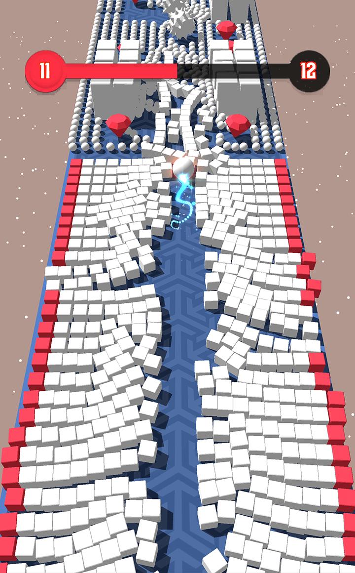 彩色凹凸3D
