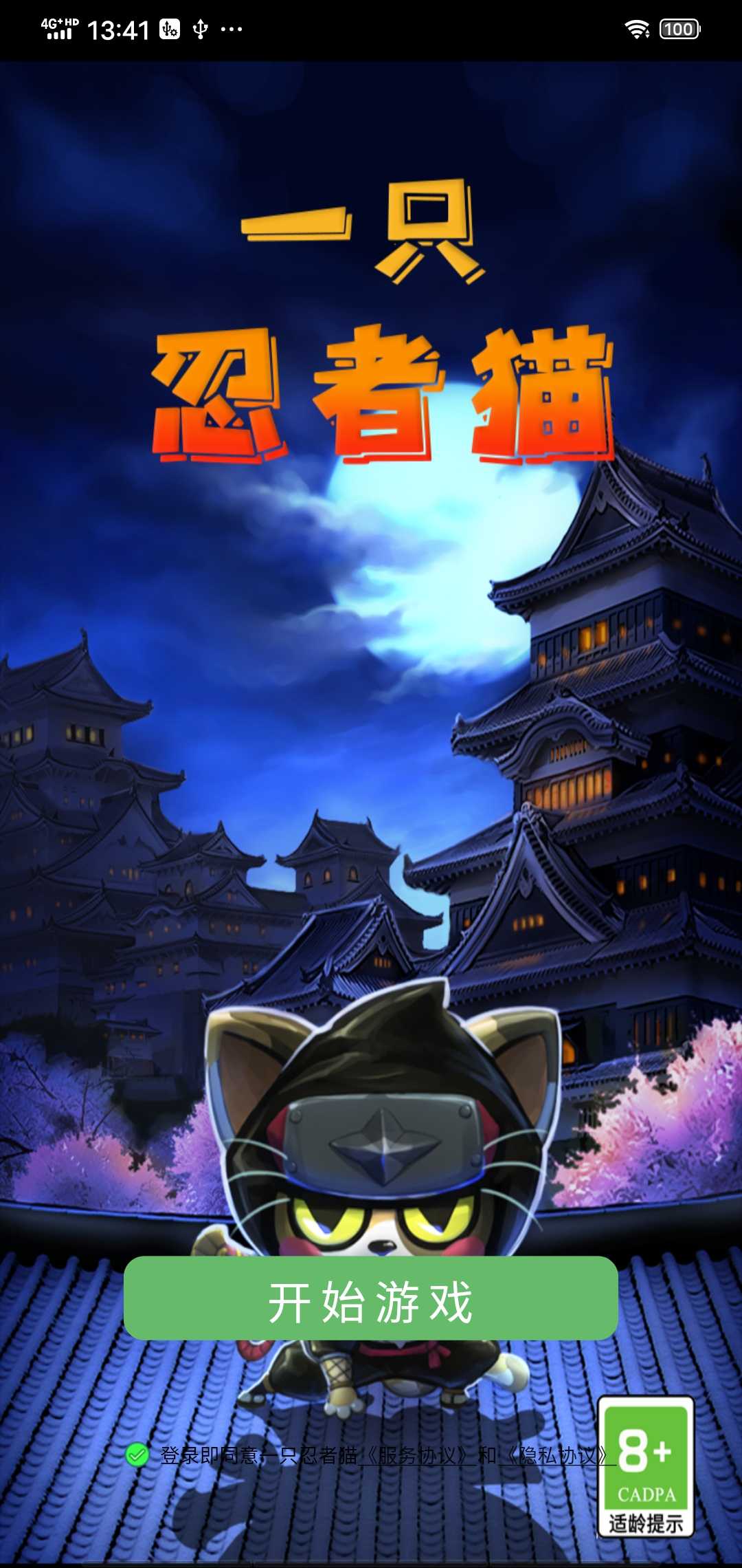 一只忍者猫