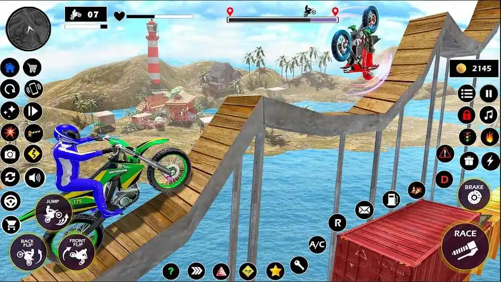 3D自行车特技