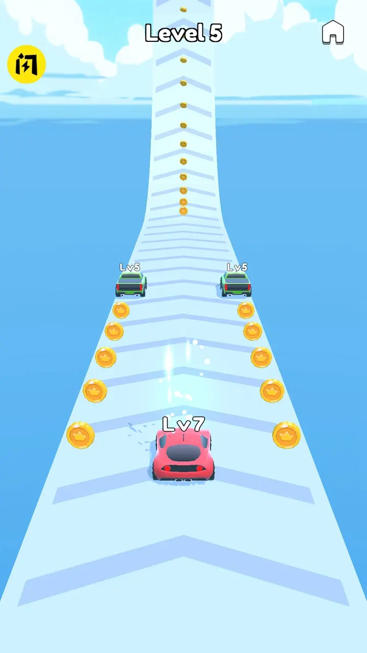 合并赛车跑酷