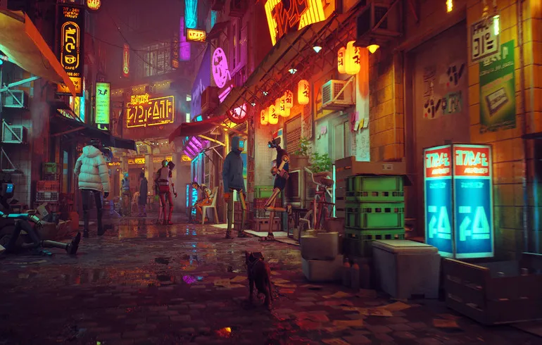 赛博猫迷失
