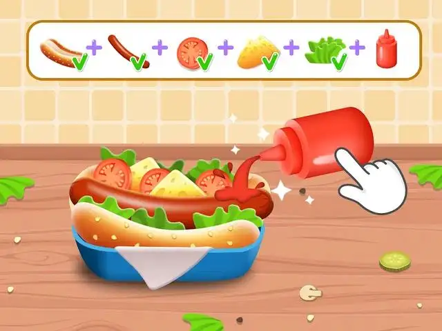 热狗做饭游戏