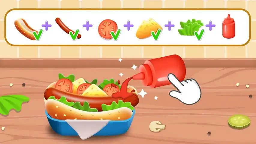 热狗做饭游戏