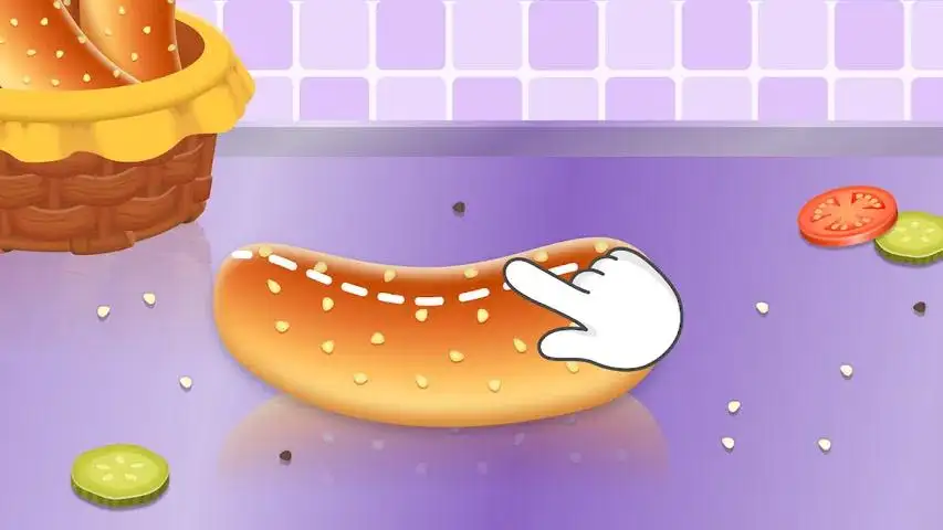热狗做饭游戏