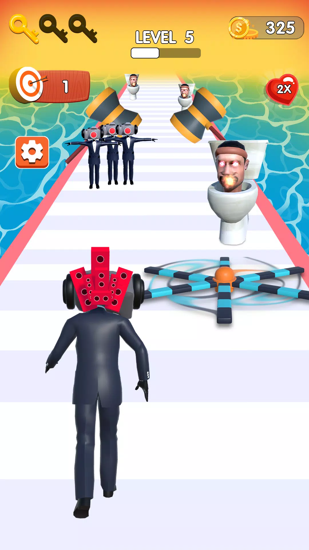 厕所大战怪物3D