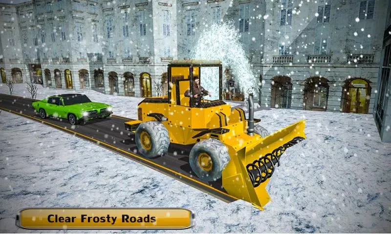 吹雪卡车道路清洁器