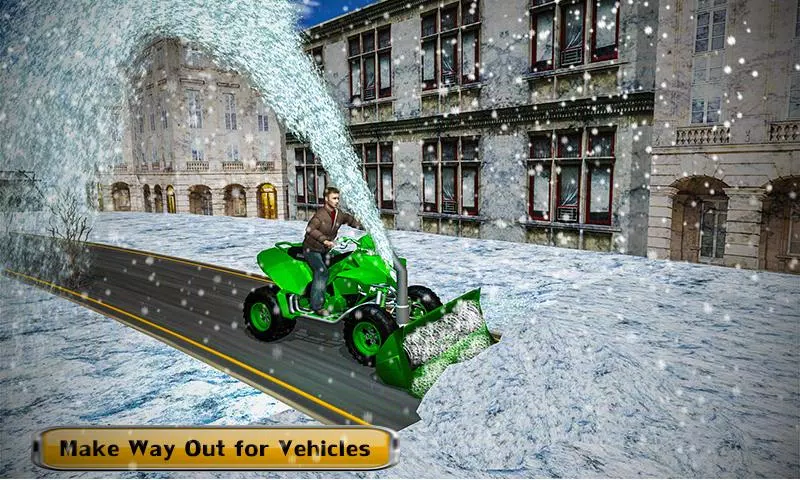 吹雪卡车道路清洁器