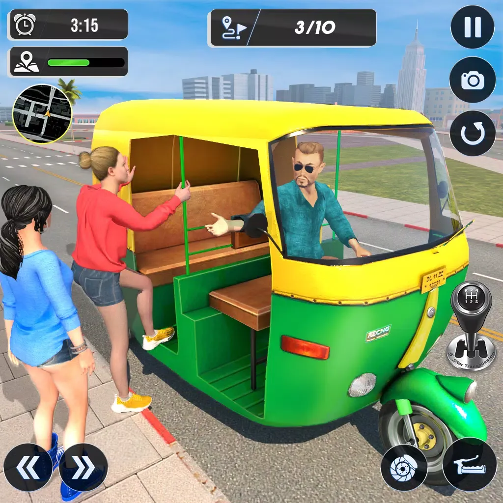 现代的 黄包车 模拟器 游戏 - Tuk Tuk Games 现代的 黄包车 模拟器 游戏 - Tuk Tuk Games