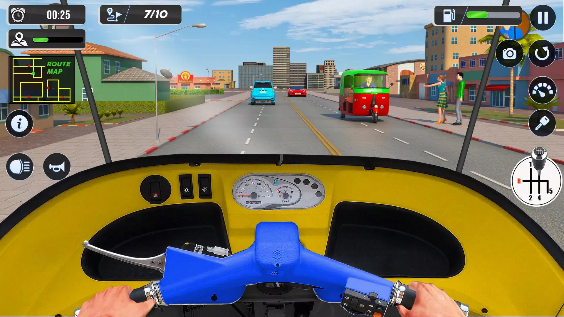 现代的 黄包车 模拟器 游戏 - Tuk Tuk Games 现代的 黄包车 模拟器 游戏 - Tuk Tuk Games