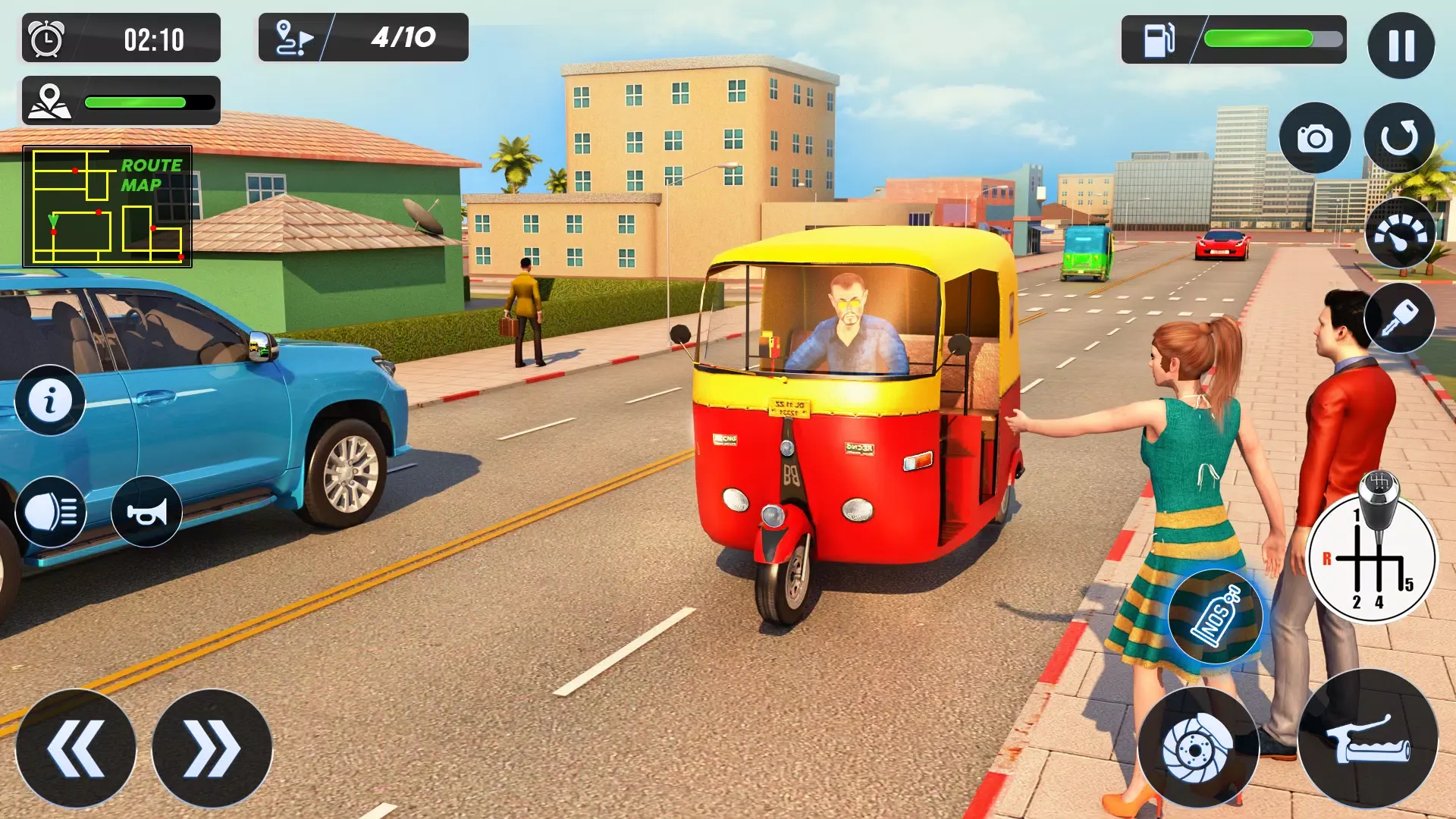 现代的 黄包车 模拟器 游戏 - Tuk Tuk Games 现代的 黄包车 模拟器 游戏 - Tuk Tuk Games