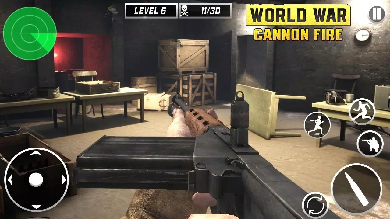 Cannon War : 二战 游戏 枪 战争 射击 中文版
