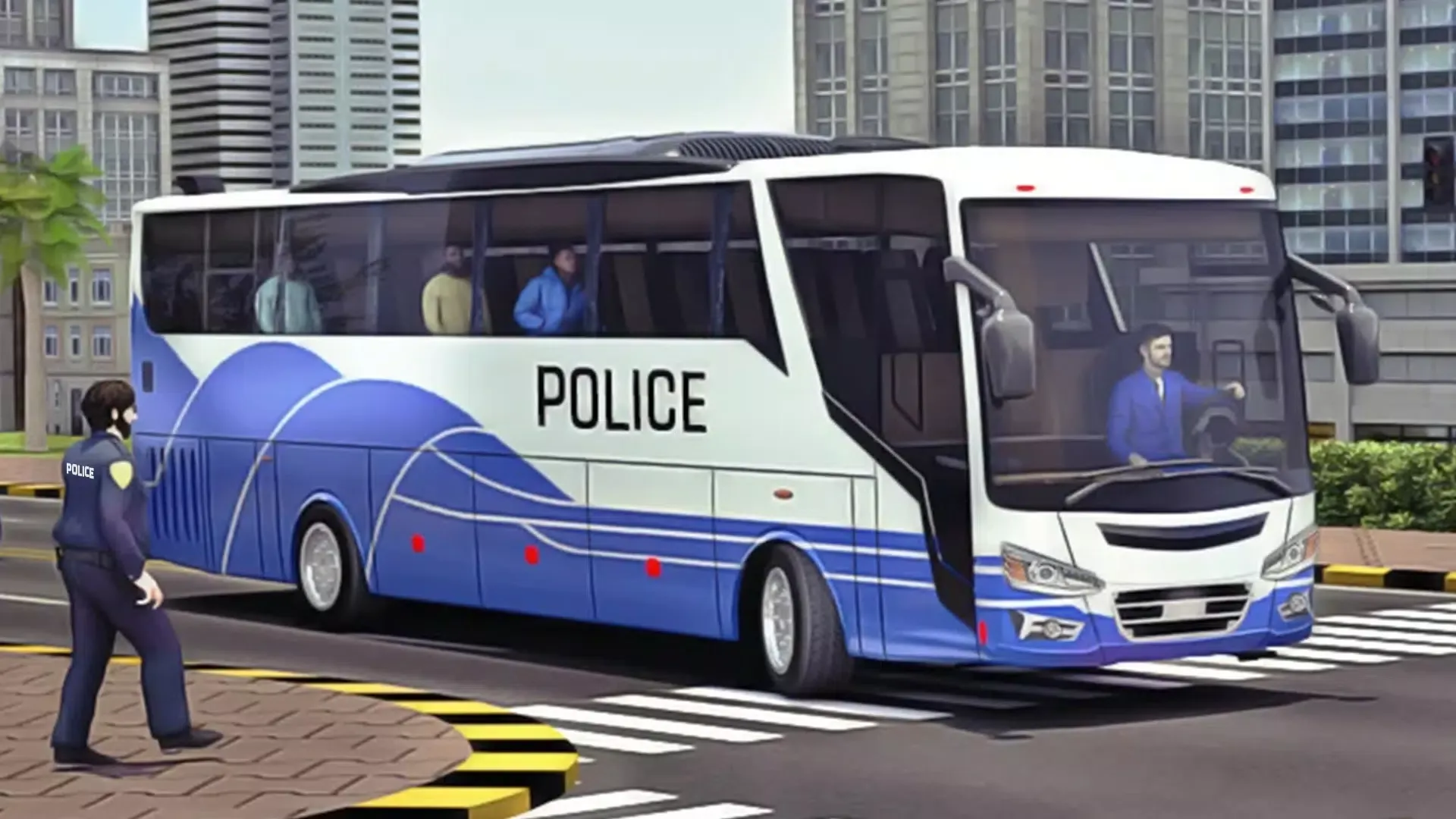警察巴士游戏警察游戏
