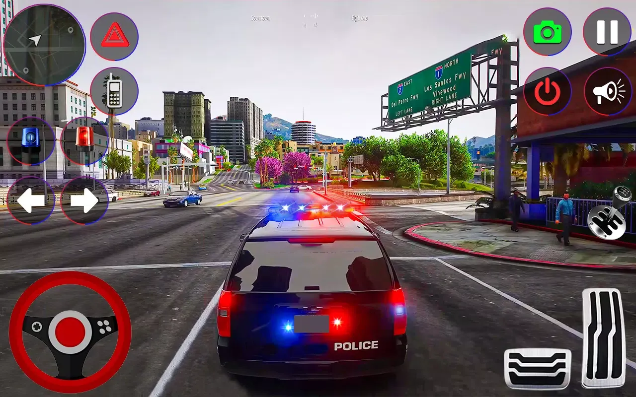 警车追逐警察游戏3D