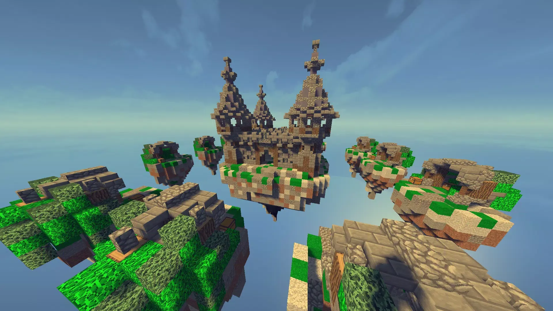 Minecraft PE 2024 的天空地图