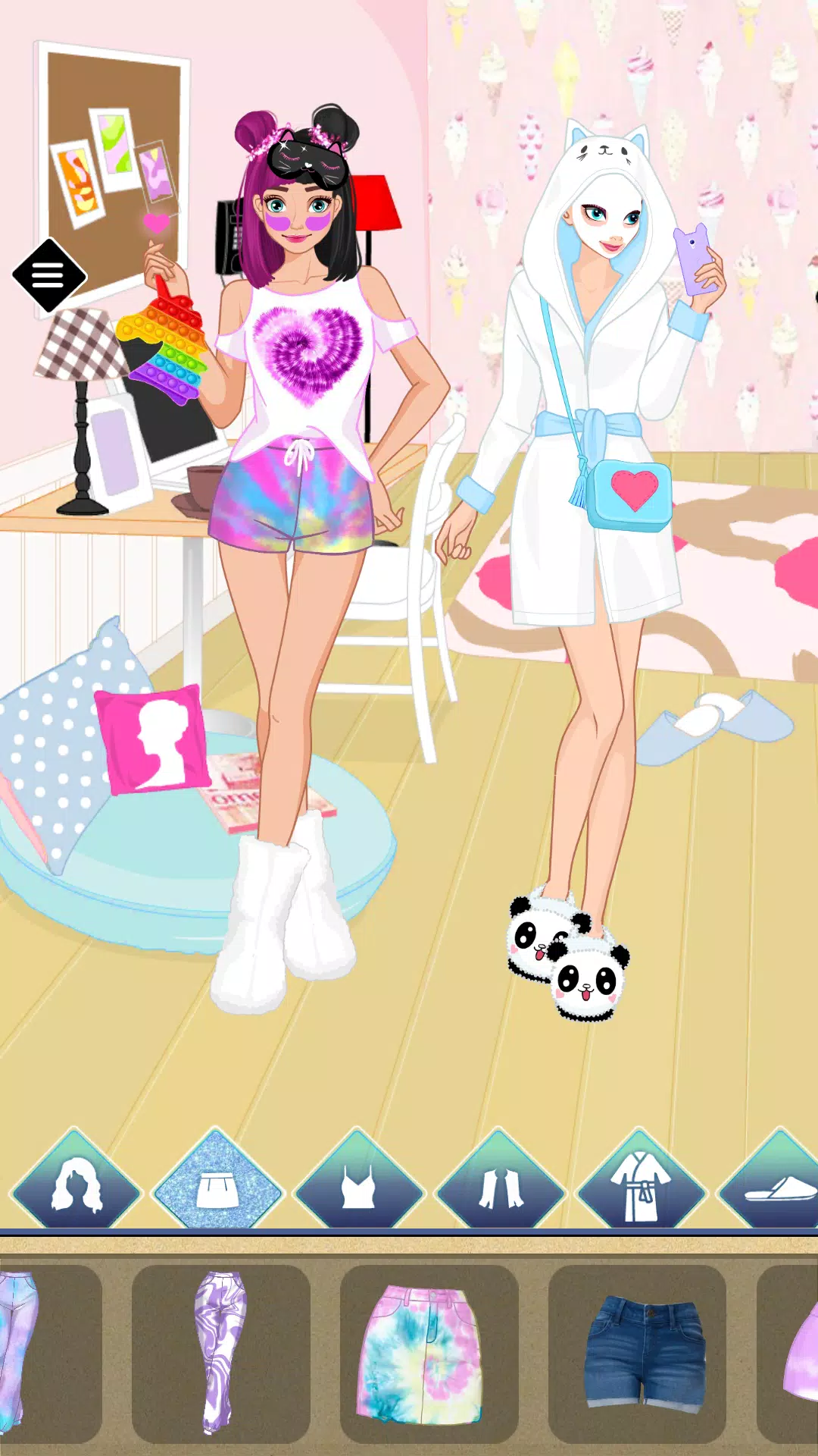 BFF睡衣装扮游戏