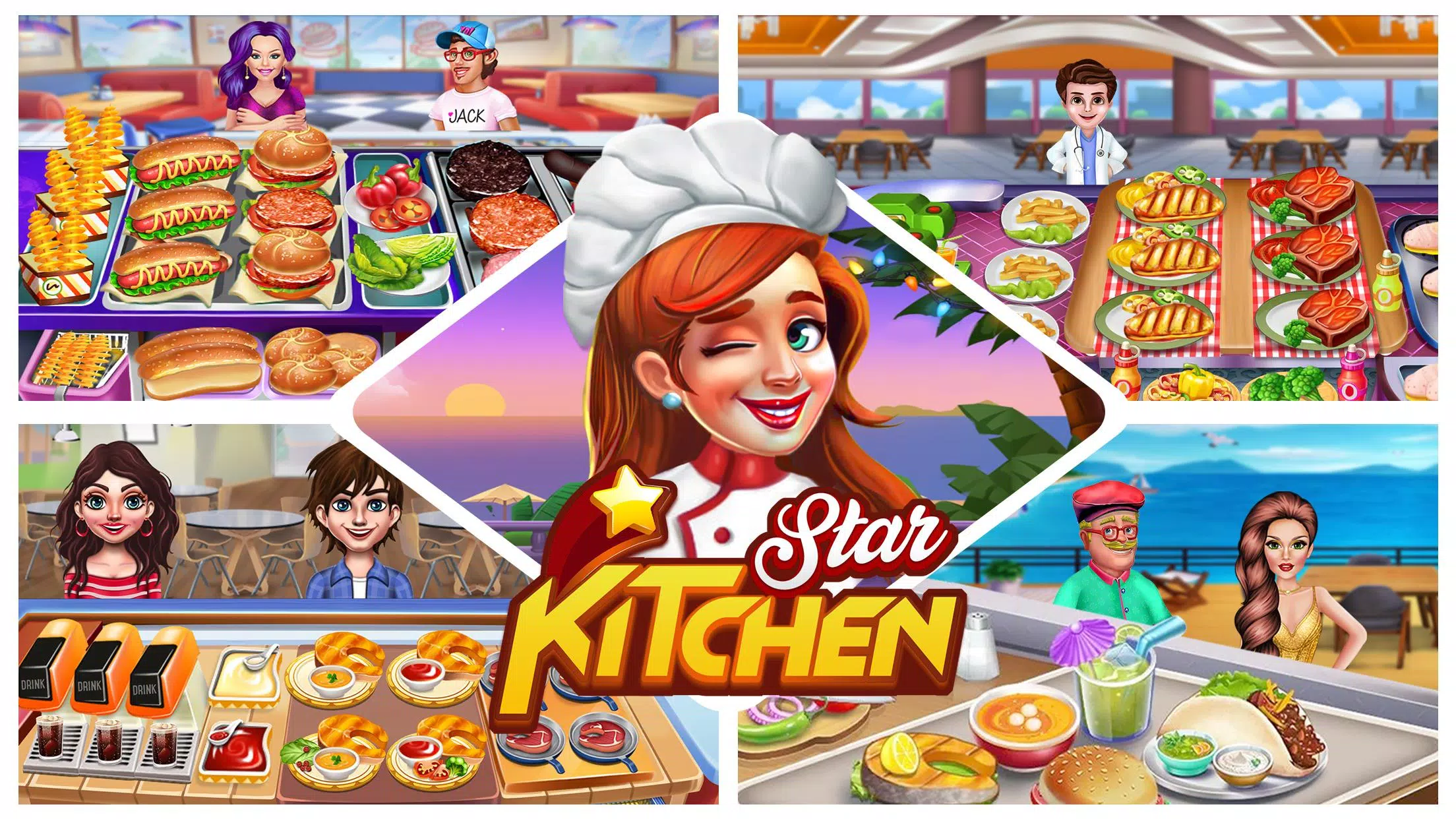 Kitchen Star 烹饪游戏 Kitchen Star 烹饪游戏
