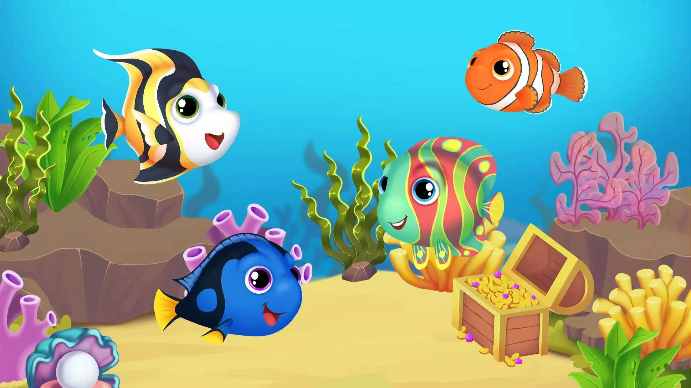 婴儿水族馆-鱼类游戏