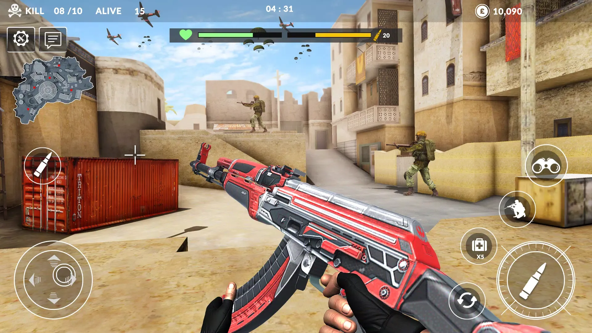 Gun Games: 枪 游戏 和平精英 战争 离线