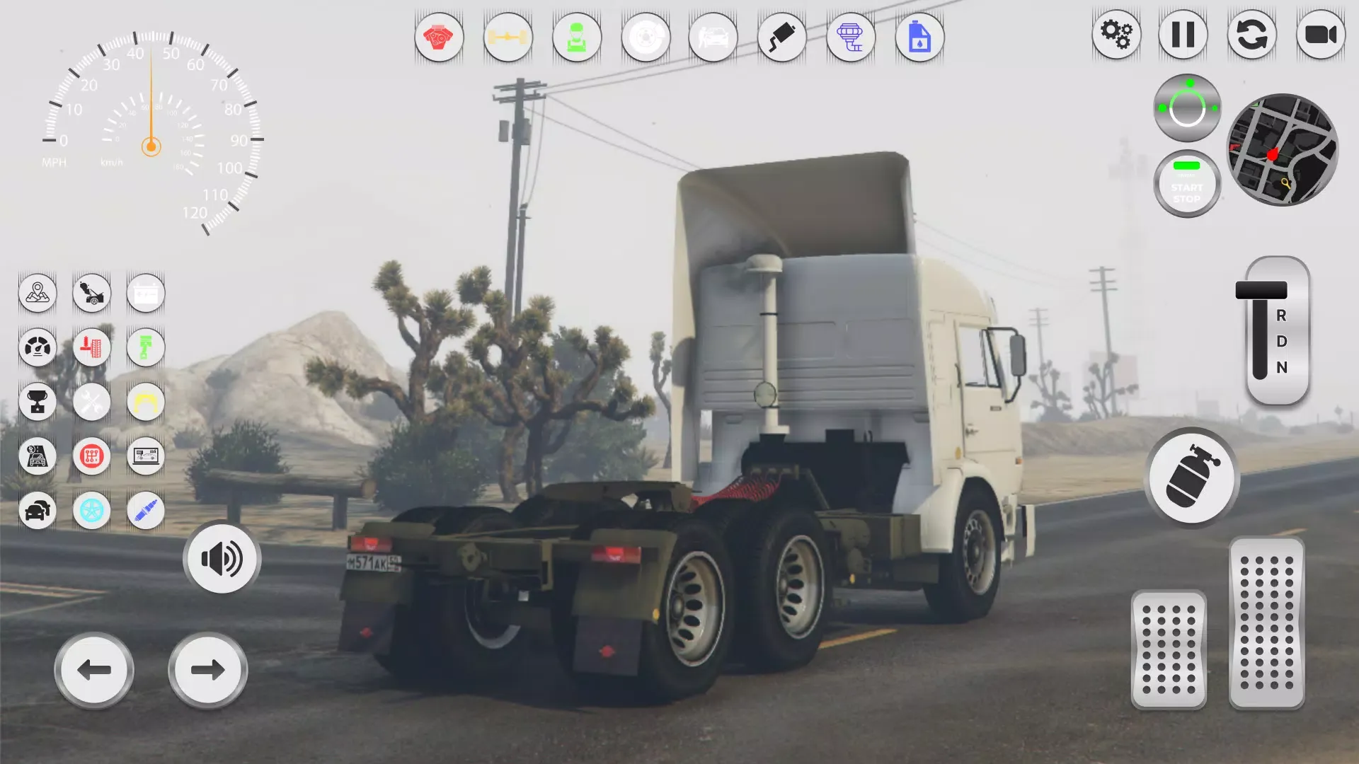 俄罗斯Kamaz卡车司机4x4