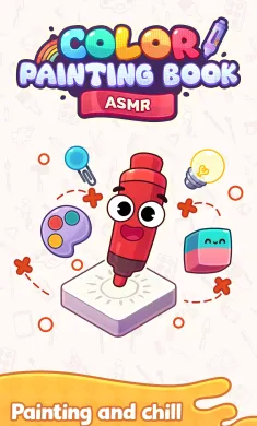 彩色绘画书籍ASMR