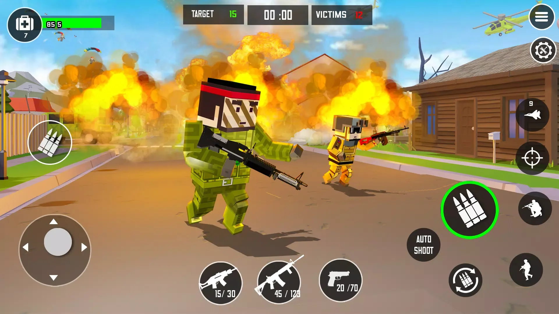 Battle Royale: 战争 游戏 射击 枪支 离线