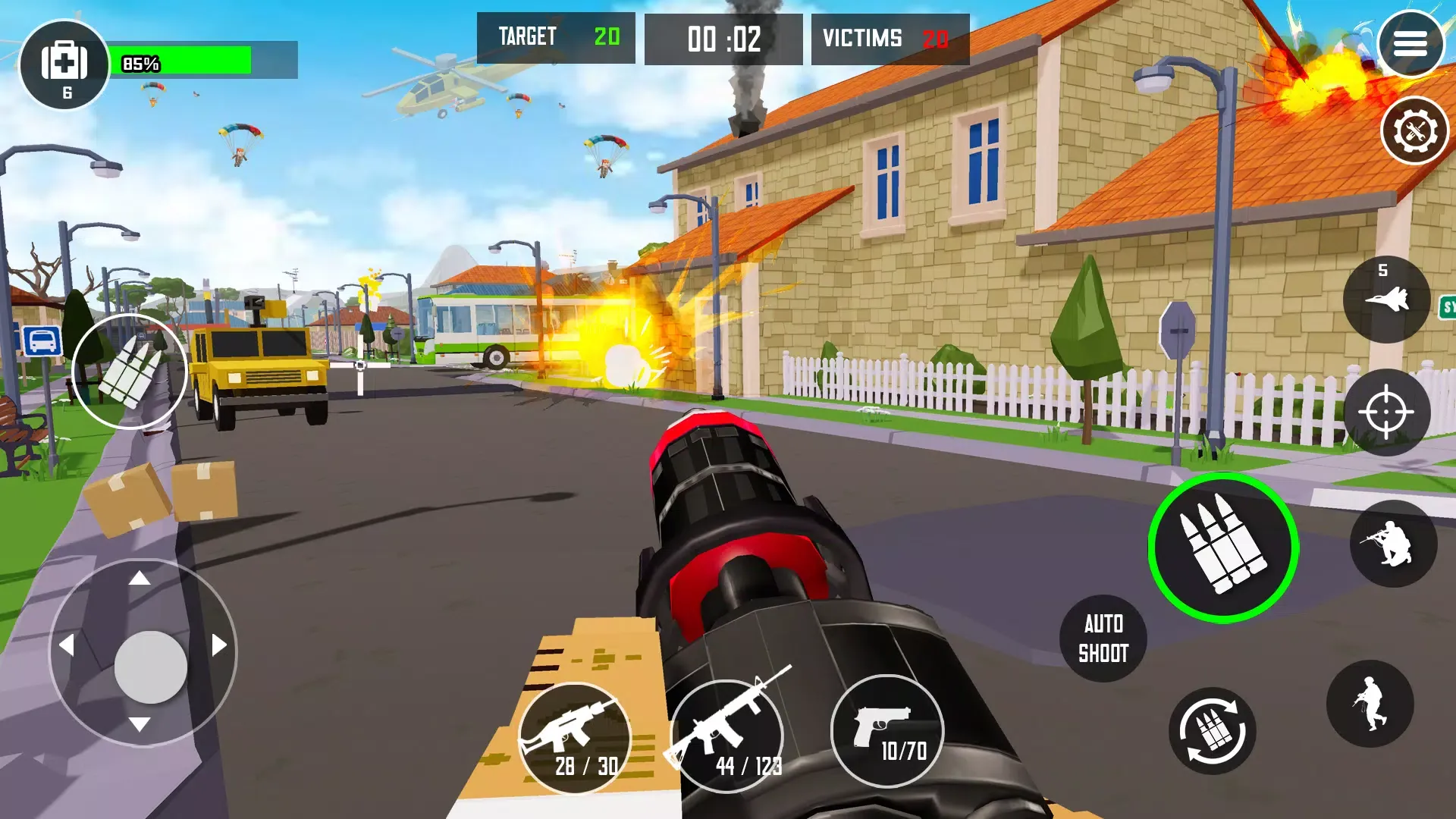 Battle Royale: 战争 游戏 射击 枪支 离线