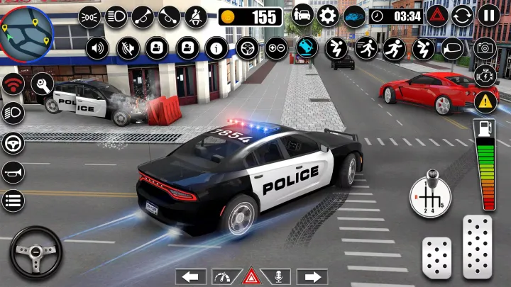 警察追捕游戏：警车