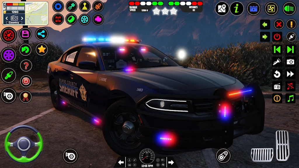 警察普拉多汽车