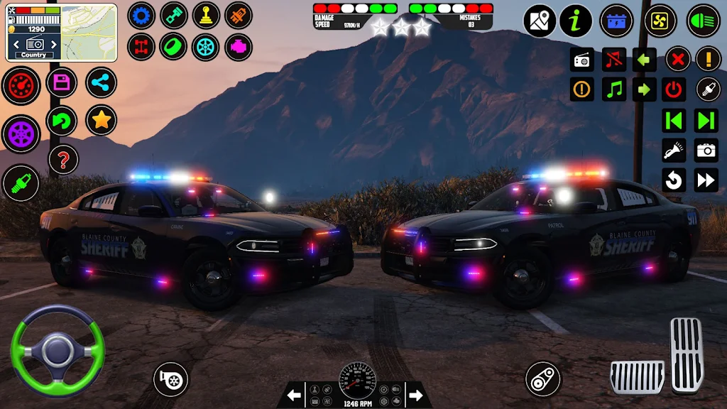 警察普拉多汽车