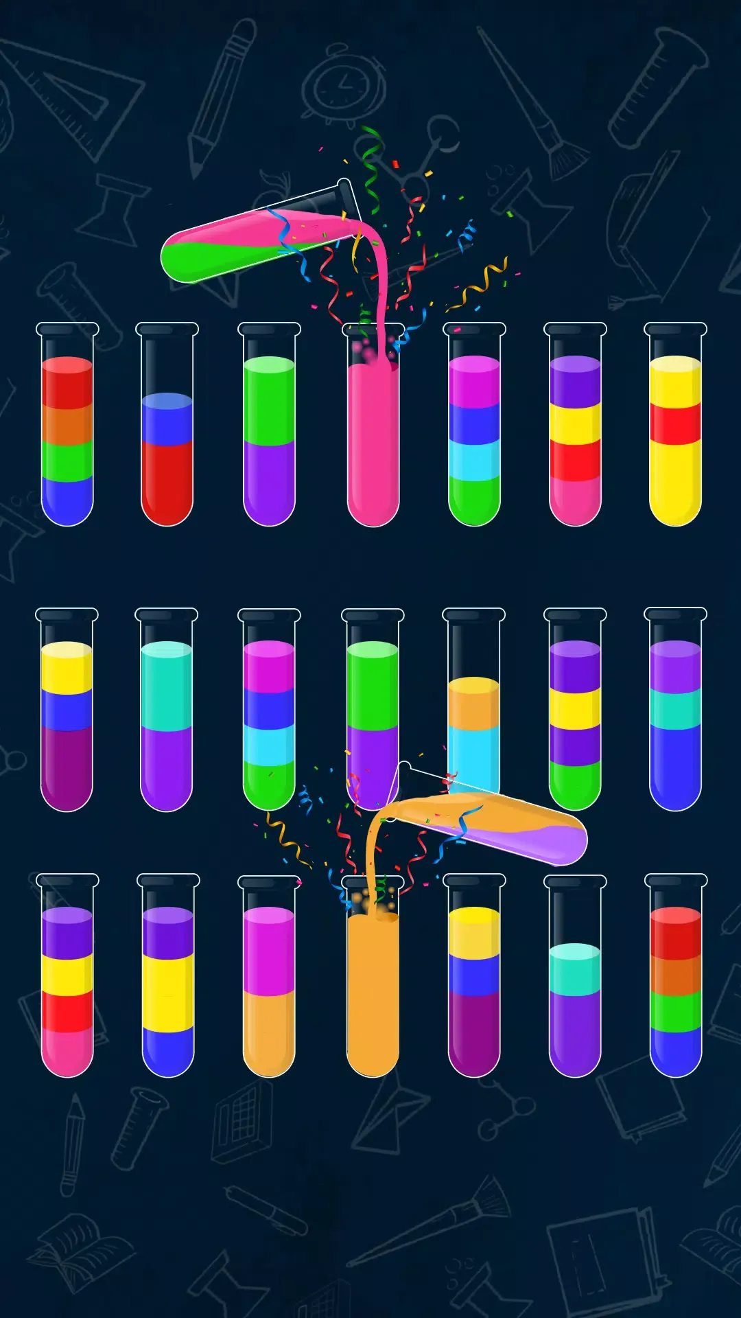 Water Sort:色彩大师