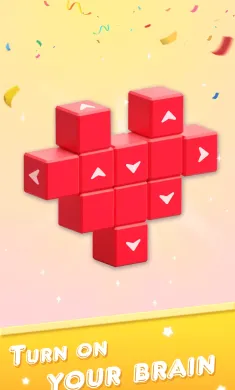 点击方块：3D方块拼图