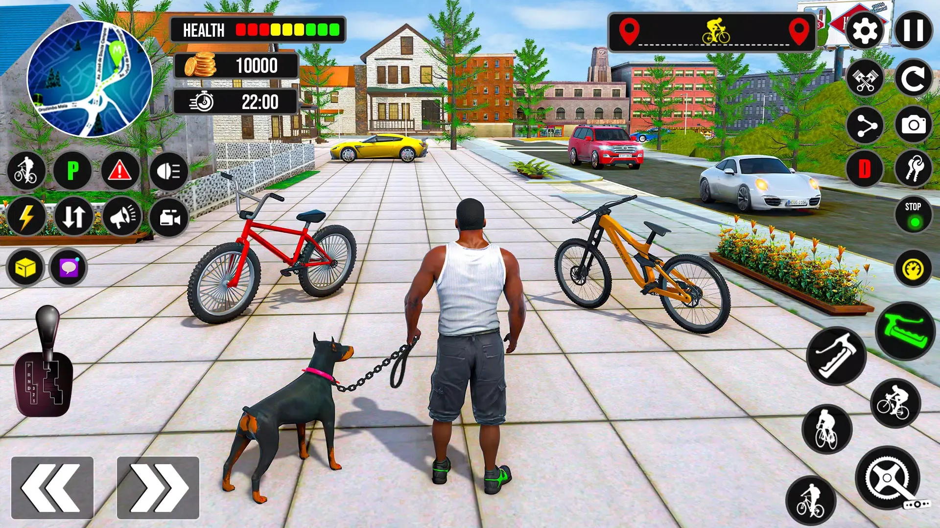 BMX自行车赛自行车游戏