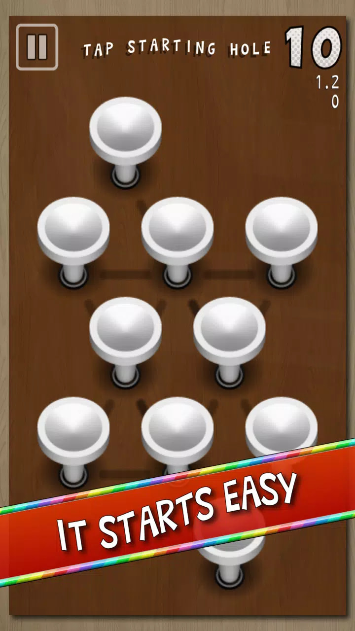 三角钉跳棋游戏
