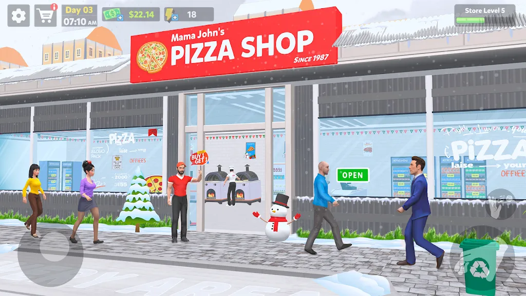 披萨店模拟3D