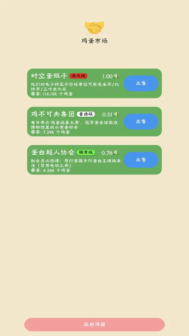 蛋业大亨：从零开始的养鸡传奇