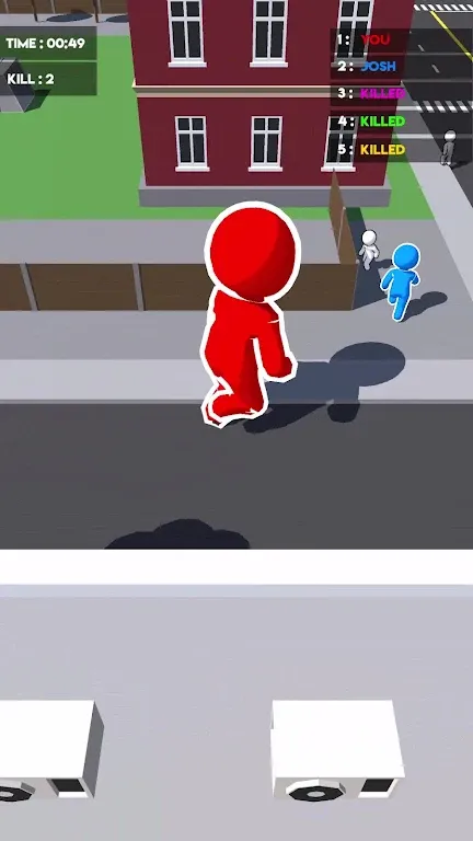 拥挤奔跑