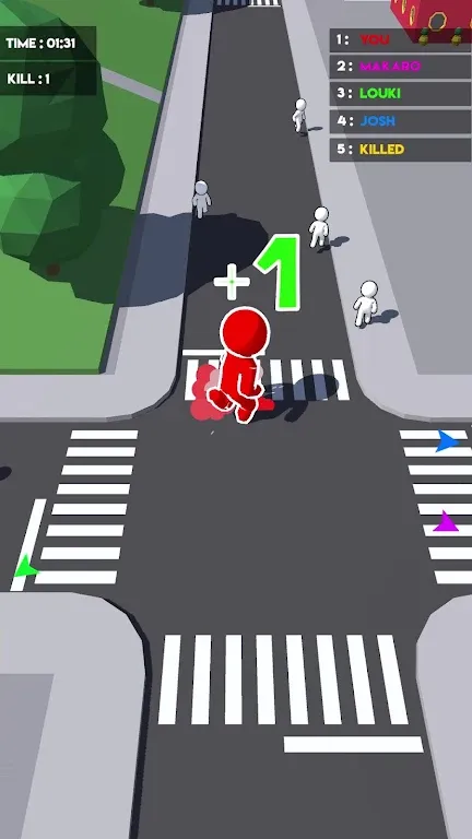 拥挤奔跑