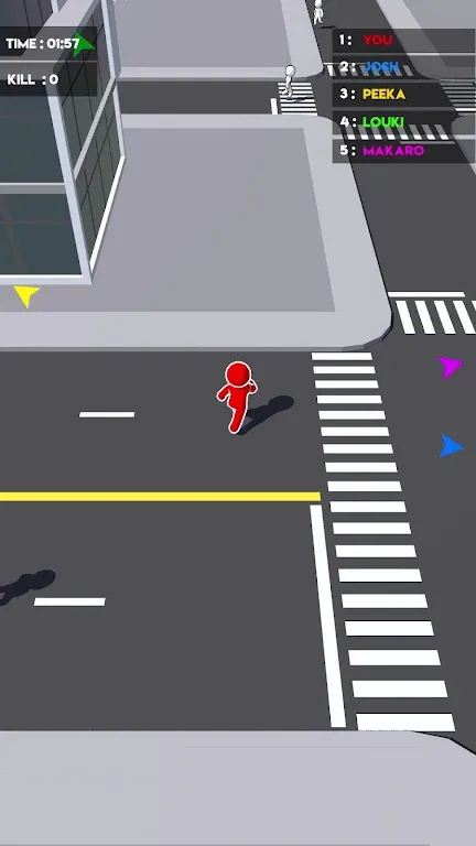拥挤奔跑