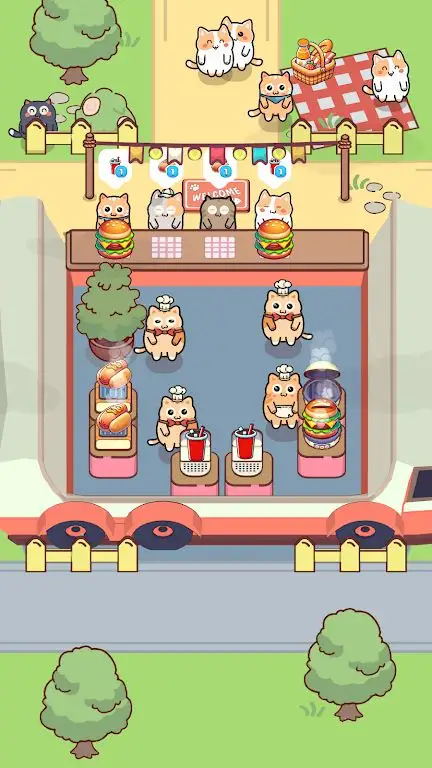 幸运的猫爪咖啡馆