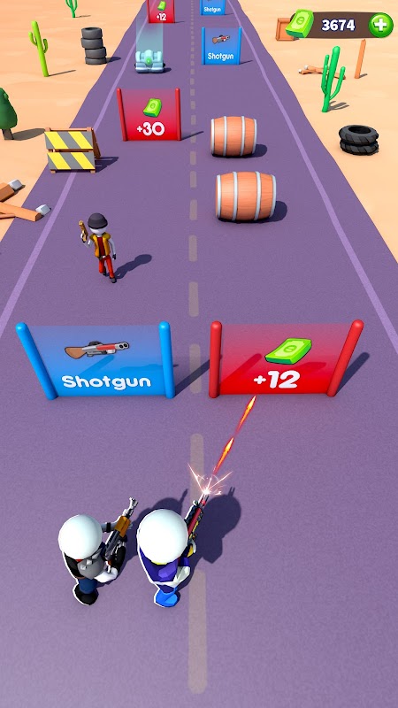 射击跑枪生存
