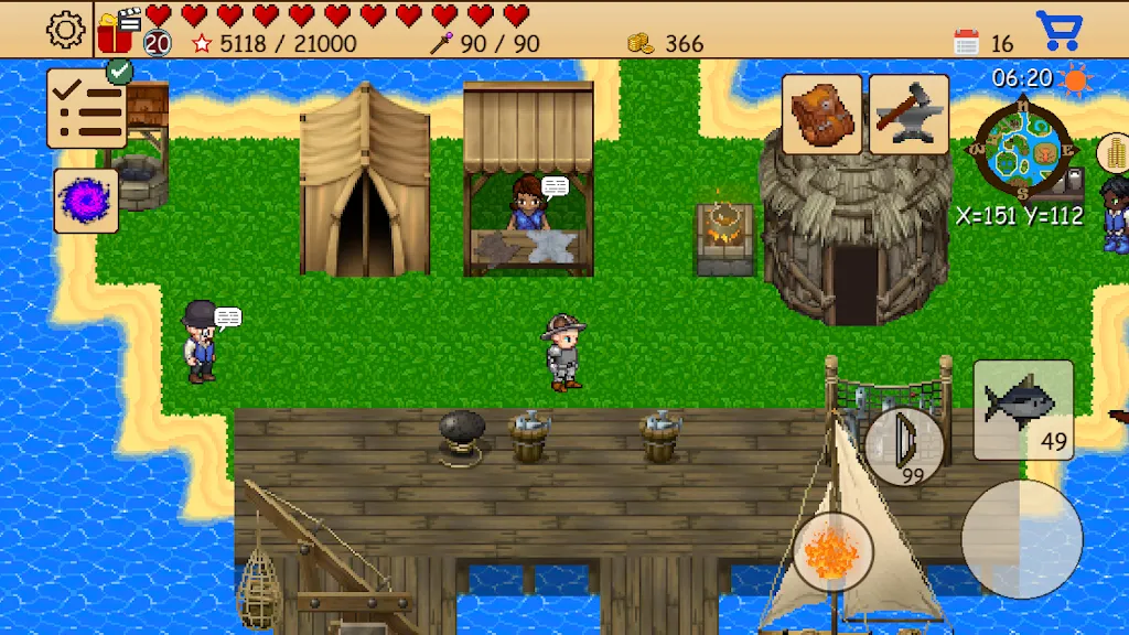 生存RPG5：海盗冒险之旅(辅助菜单)