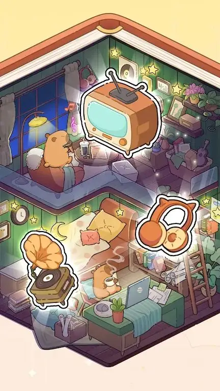 DIY贴纸：温馨小屋