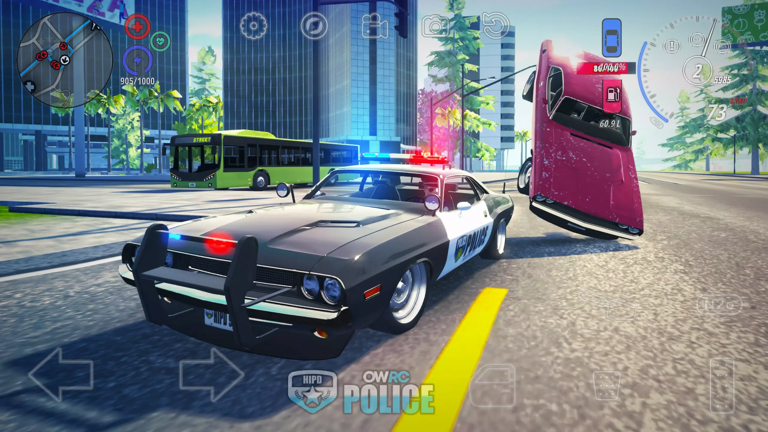 OWRC警察：追逐模拟器（辅助菜单）
