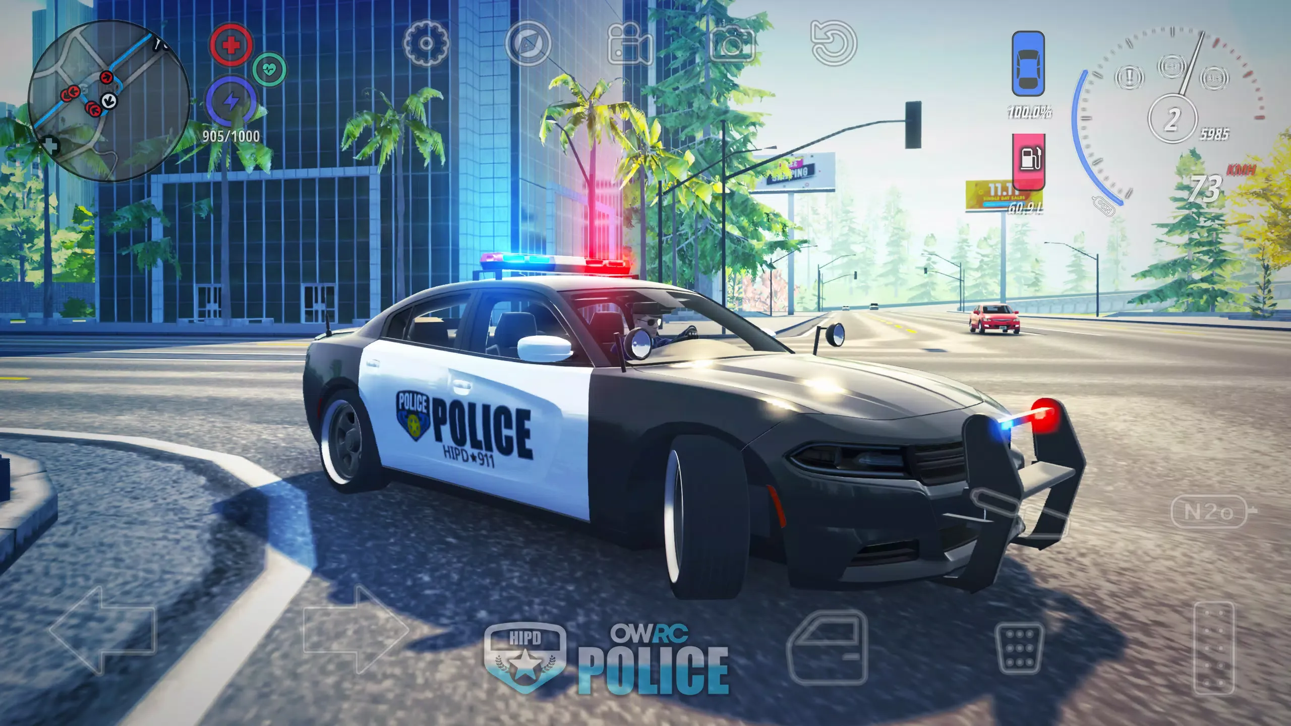 OWRC警察：追逐模拟器（辅助菜单）